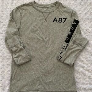 Aeropostale Long Sleeve Gray Tee Shirt